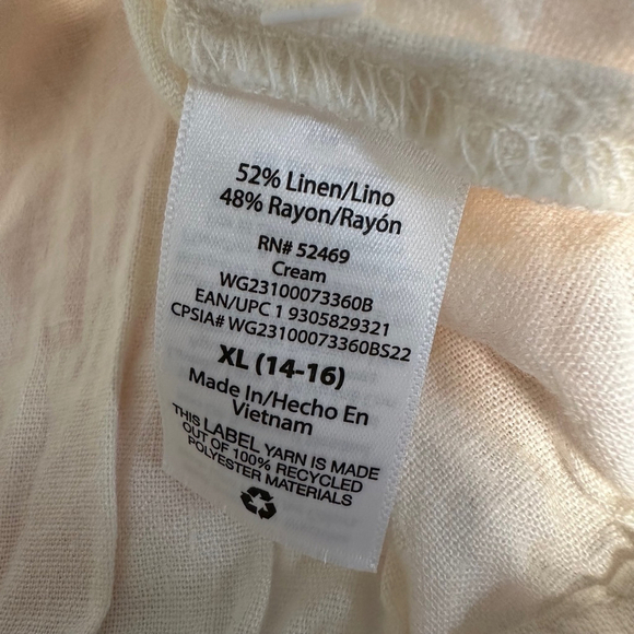 New NWT Girls Wonder Nation Cream & Pink Short Set XL (14-16) 2 piece set - Picture 8 of 14